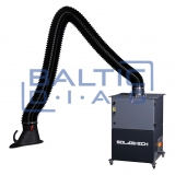 Mobile welding fume extraction system 0.75 kW, 1000 m³/h.