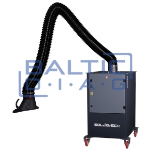Mobili suvirinimo dūmų nutraukimo sistema 0,75 kW, 1200 m³/val. Soldatech