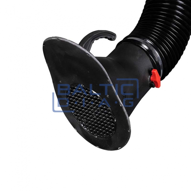 Mobile welding fume extraction system 1.1 kW, two hoses