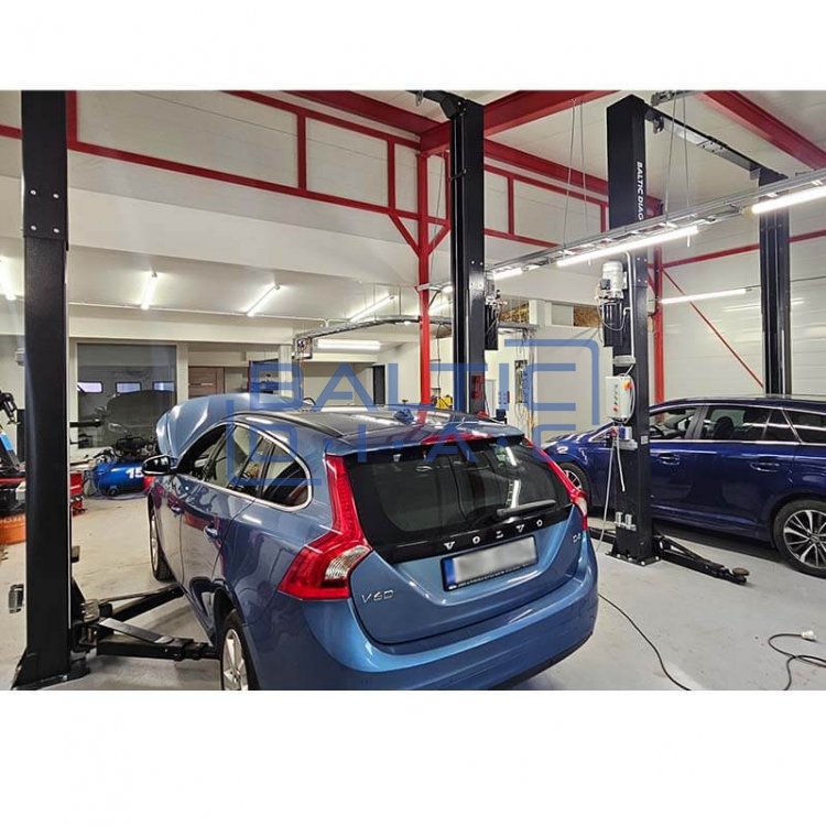 Two post lift with electromagnetic Locking and 3 + 3 stage arms, 4.5T BD-4500VEL33