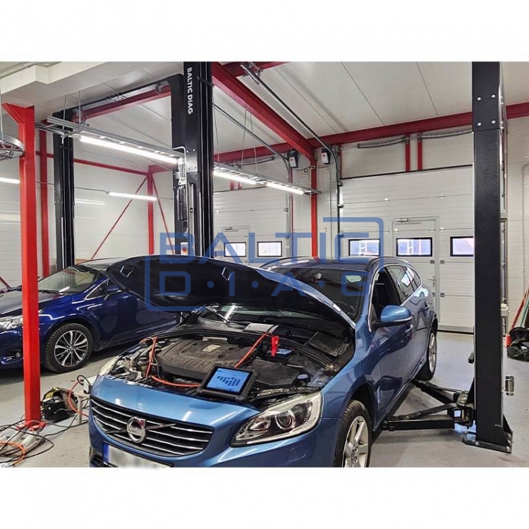 Two post lift with electromagnetic Locking and 3 + 3 stage arms, 4.5T BD-4500VEL33