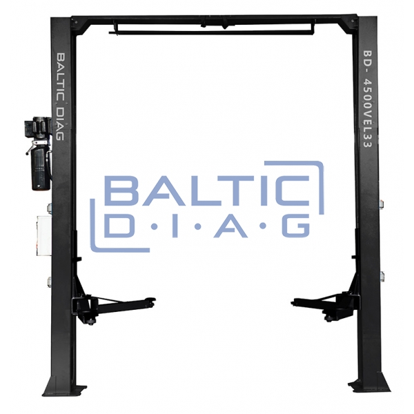 Two post lift with electromagnetic Locking and 3 + 3 stage arms, 4.5T BD-4500VEL33