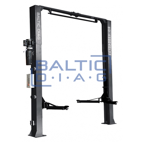 Two post lift with electromagnetic Locking and 3 + 3 stage arms, 4.5T BD-4500VEL33
