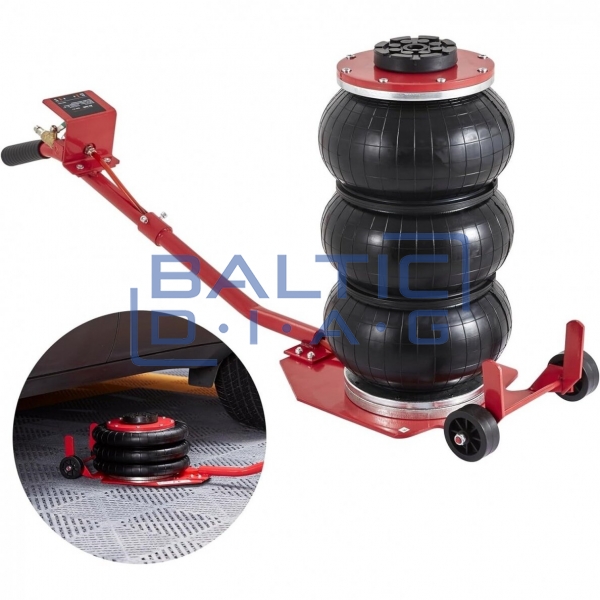 Pneumatic jack 3 tons with 3 air bags