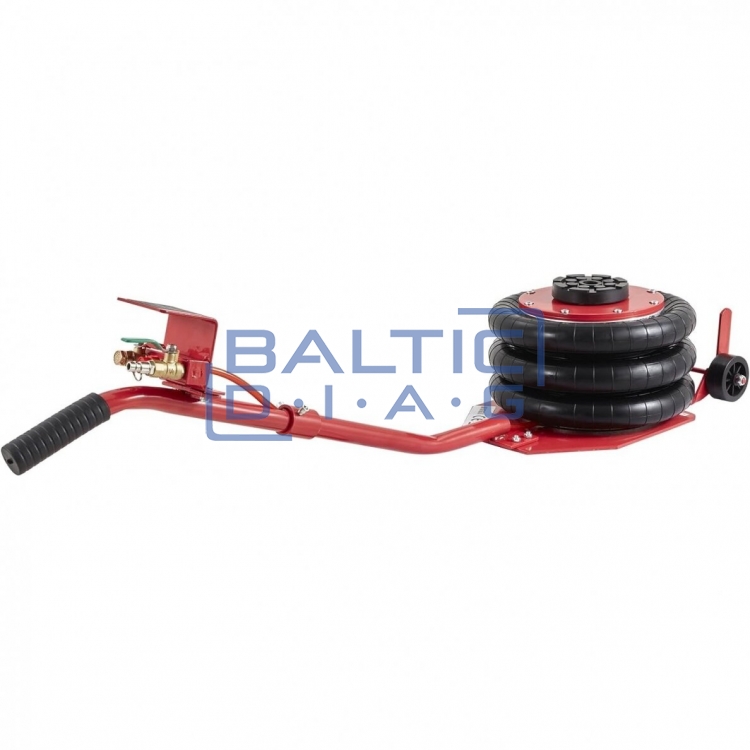 Pneumatic jack 3 tons with 3 air bags