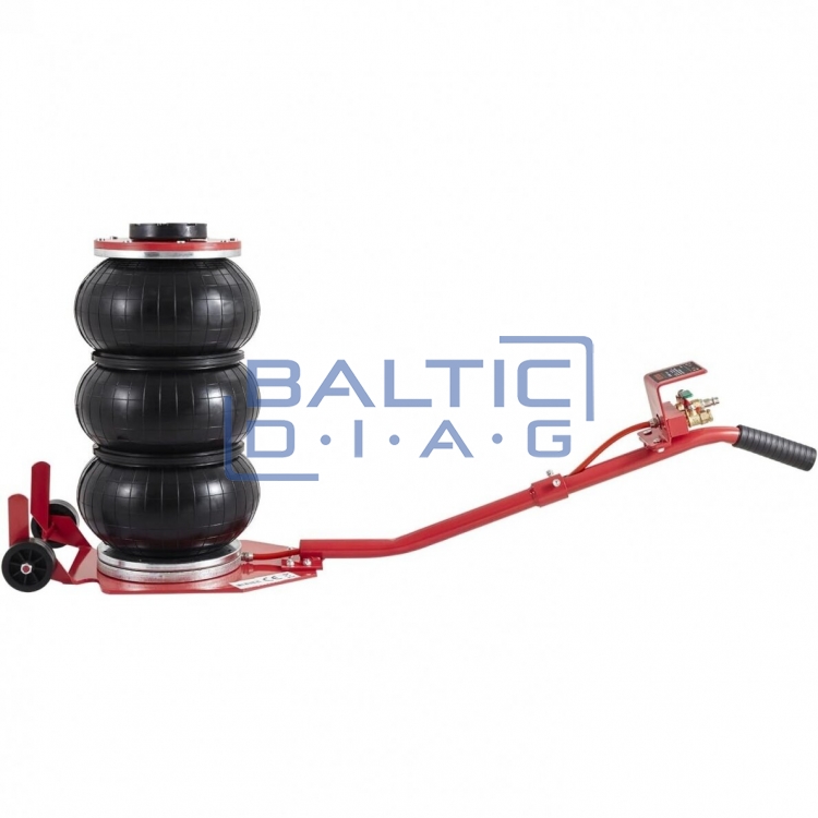 Pneumatic jack 3 tons with 3 air bags