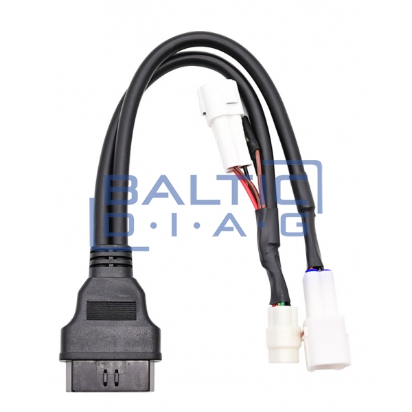 Motorcycle diagnostic database and connector kit Launch