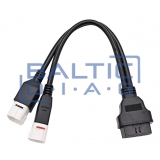 Motorcycle diagnostic database and connector kit Launch