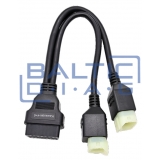Motorcycle diagnostic database and connector kit Launch