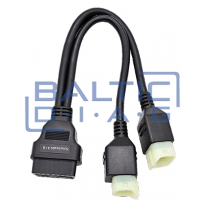 Motorcycle diagnostic database and connector kit Launch