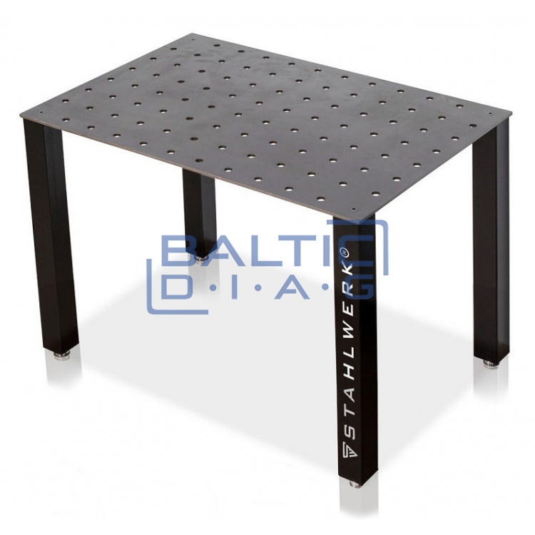 Suvirinimo stalas Stahlwerk 1200 x 800 mm, 12 mm