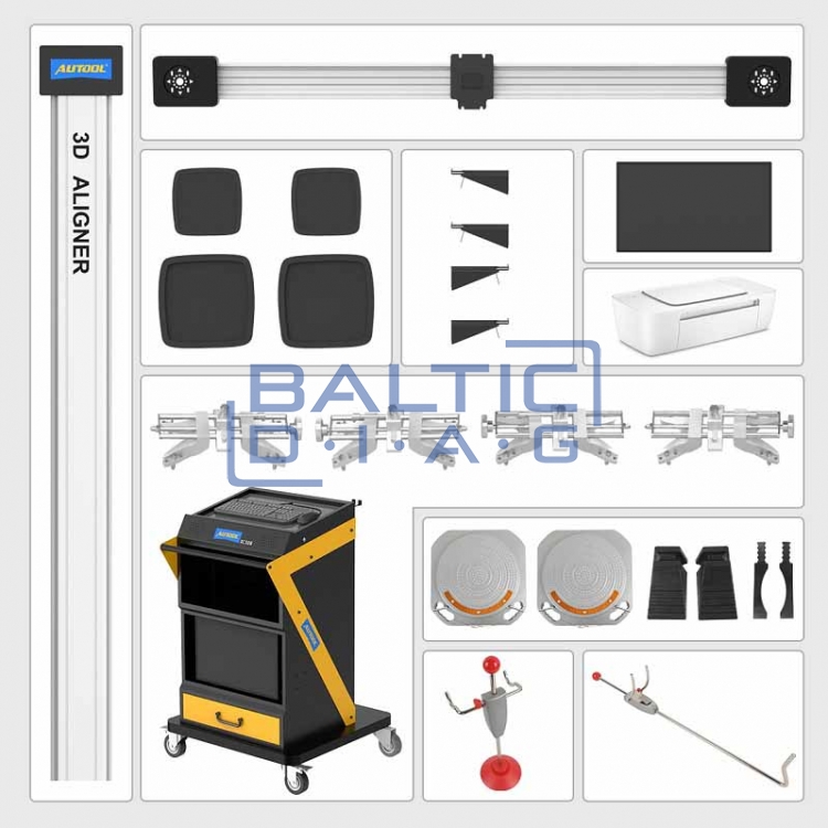 Автоматический стенд регулировки развал-схождения Autool XC508 3D