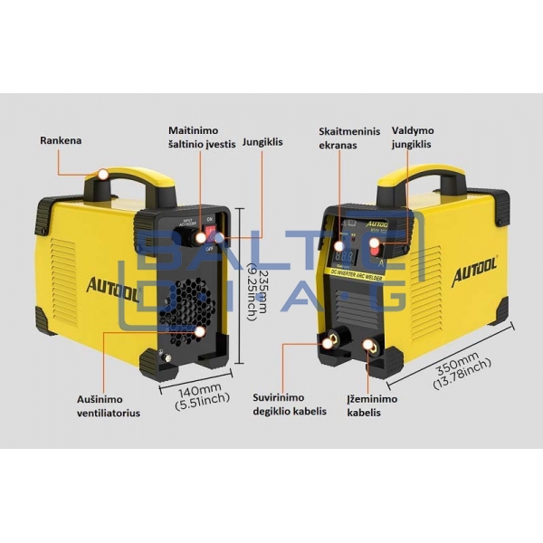 Suvirinimo aparatas Autool M508