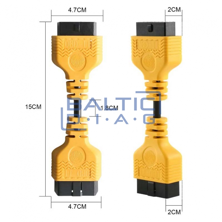 OBDII jungties prailginimo laidas Autool, 14 cm