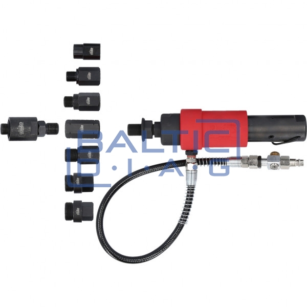 Pneumatic nozzle puller with connectors, KS Tools