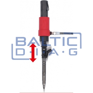 Pneumatic nozzle puller with connectors, KS Tools
