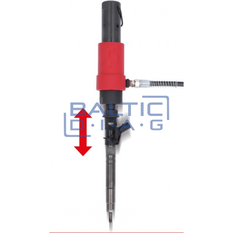 Pneumatic nozzle puller with connectors, KS Tools