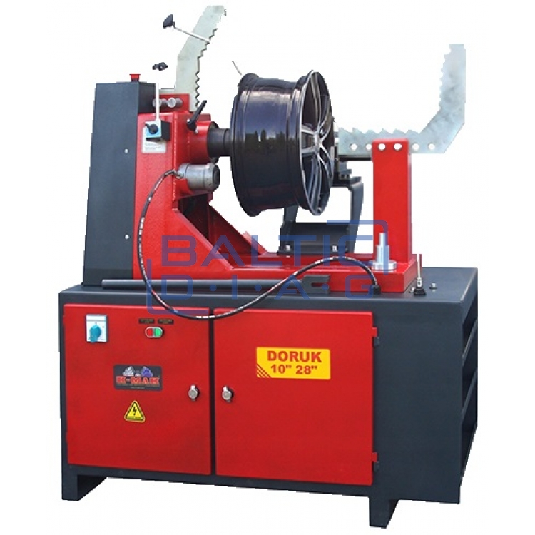 Rim straightening and turning machine K-Mak Doruk