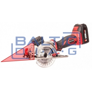 Cordless circular saw Warcraft, 115 mm with laser