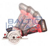 Cordless circular saw Warcraft, 115 mm with laser