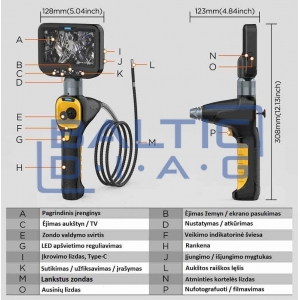Autool SVB308 four-way controlled endoscope Autool SVB308 four-way controlled endoscope