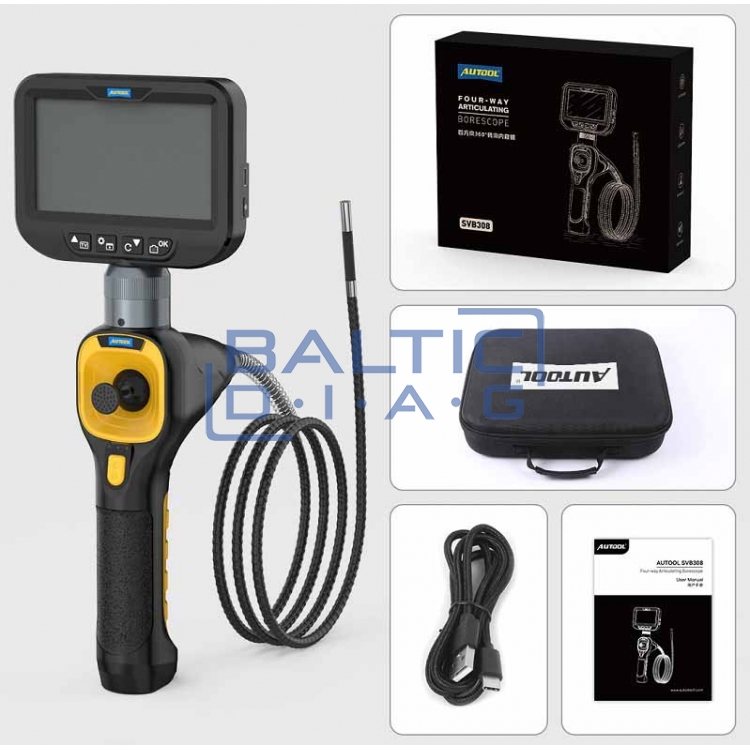 Autool SVB308 four-way controlled endoscope