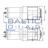 Electric Pulling Winch, 12 V, 1134 kg