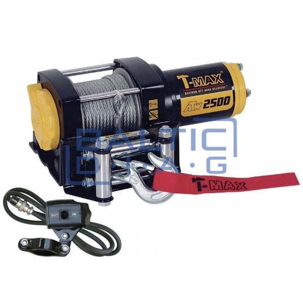 Electric Pulling Winch, 12 V, 1134 kg