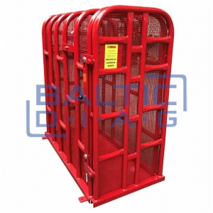 Protective tire inflation cage for truck, agricultural machinery, and trailer tires Coton