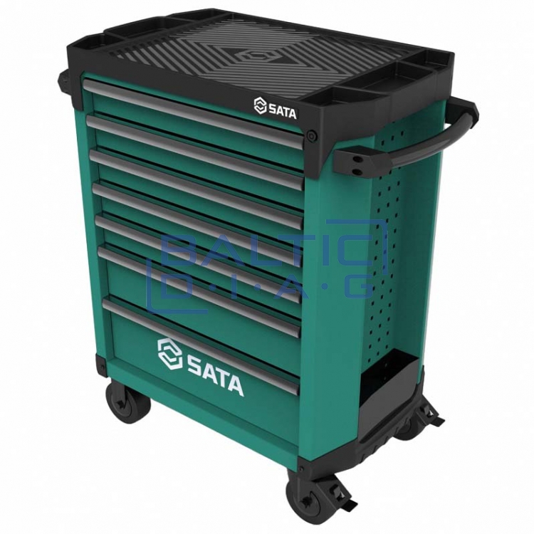 Tool trolley, 7 drawers Sata Pro with 246 pcs. tools