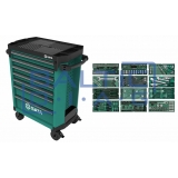 Тележка для инструментов, 7 ящиков Sata Pro с 246 шт. инструментов