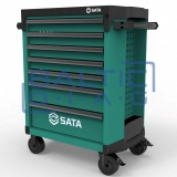Тележка для инструментов, 7 ящиков Sata Pro с 300 шт. инструментов