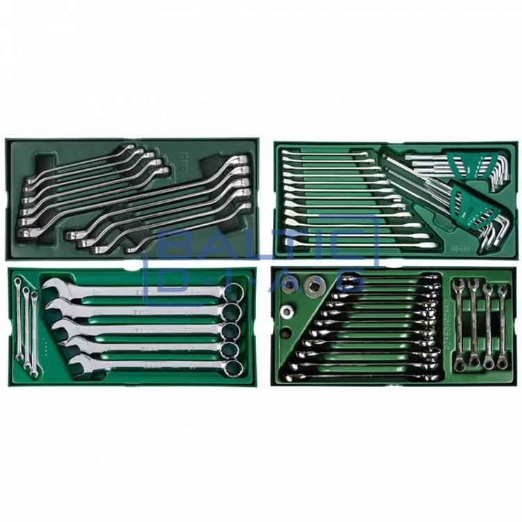 Тележка для инструментов, 7 ящиков Sata Pro с 300 шт. инструментов