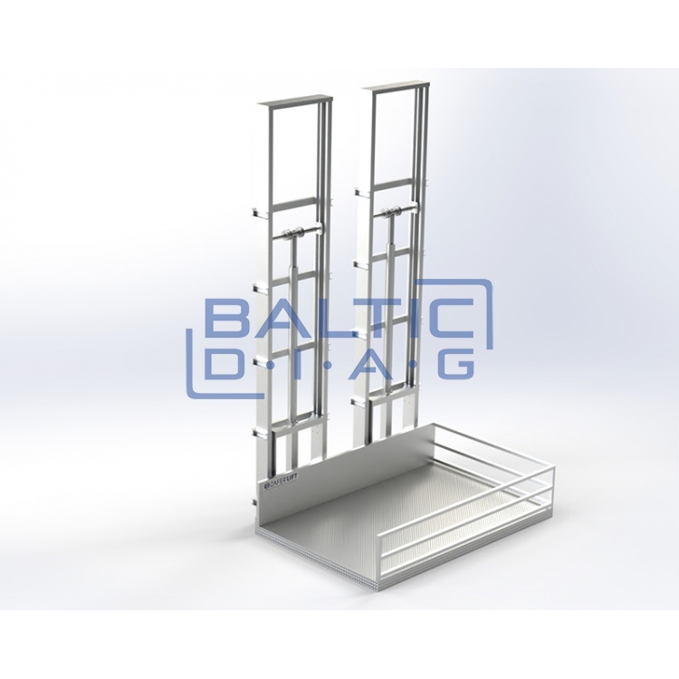 Tandem two-column cargo lift Zafer