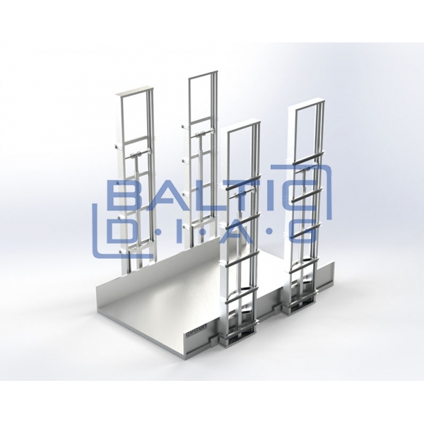 Four column cargo lift Zafer