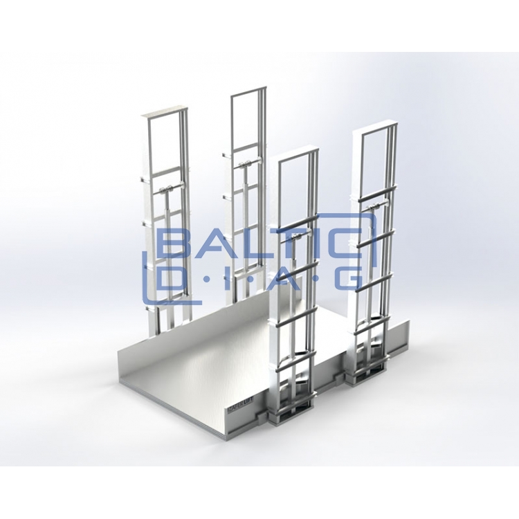 Four column cargo lift Zafer