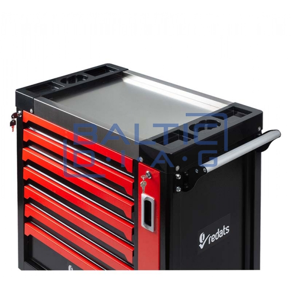 Tool trolley with 7 drawers and pull-out wall Redats