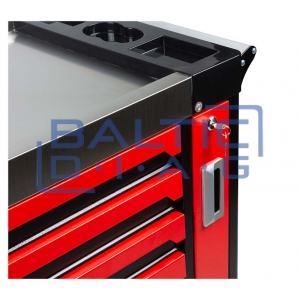 Tool trolley with 7 drawers and pull-out wall Redats