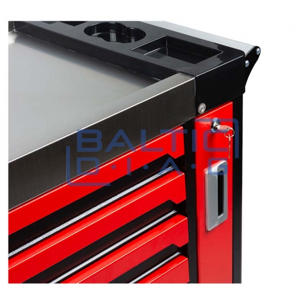 Tool trolley with 7 drawers and pull-out wall Redats