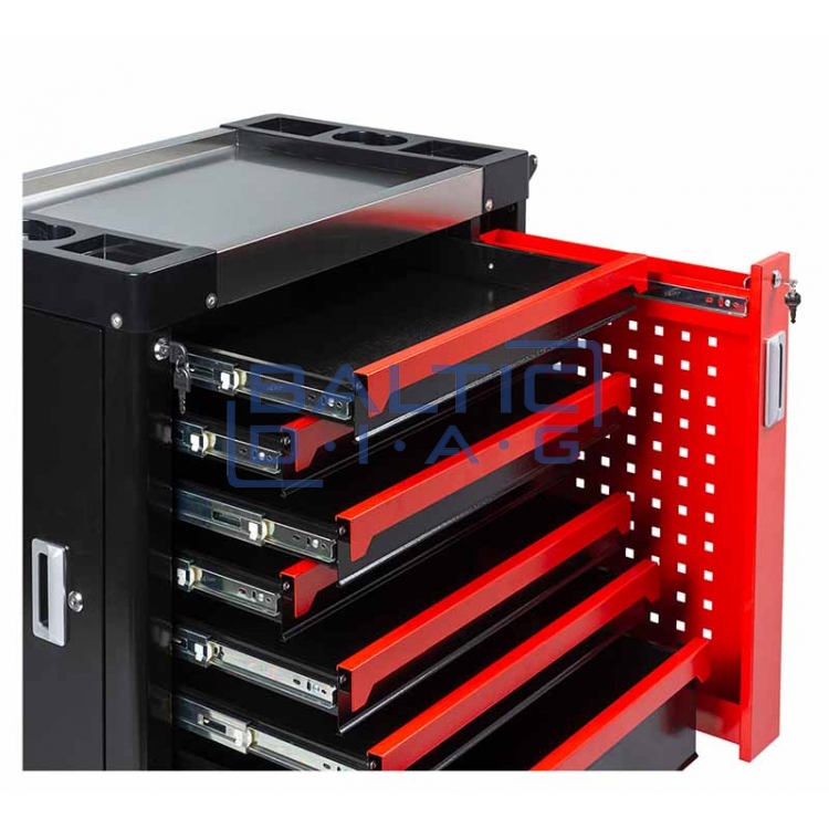 Тележка для инструментов с 7 ящиками и выдвижной стенкой Redats