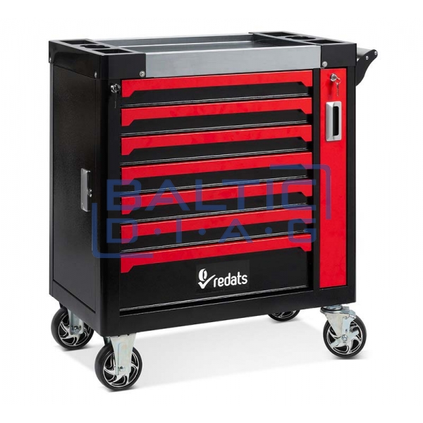 Tool trolley with 7 drawers and pull-out wall Redats