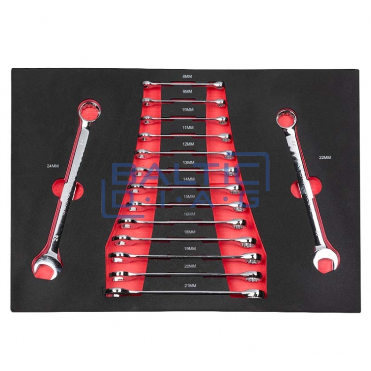 Tool trolley with 7 drawers and pull-out wall and 258 pcs. tools Redats