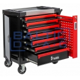 Tool trolley with 7 drawers and pull-out wall and 258 pcs. tools Redats