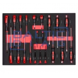 Tool trolley with 7 drawers and pull-out wall and 258 pcs. tools Redats