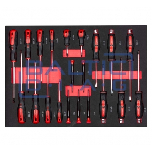 Tool trolley with 7 drawers and pull-out wall and 258 pcs. tools Redats