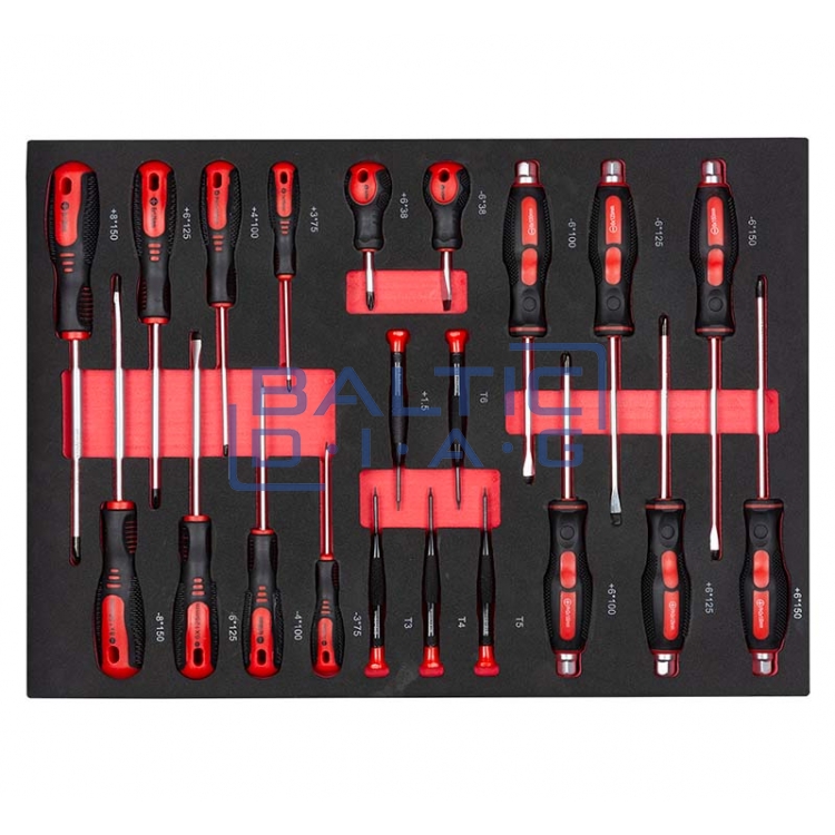 Tool trolley with 7 drawers and pull-out wall and 258 pcs. tools Redats