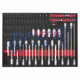 Tool trolley with 7 drawers and pull-out wall and 258 pcs. tools Redats
