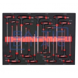 Tool trolley with 7 drawers and pull-out wall and 258 pcs. tools Redats