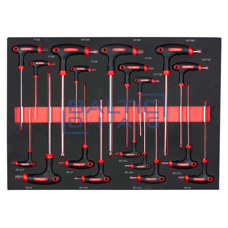 Tool trolley with 7 drawers and pull-out wall and 258 pcs. tools Redats