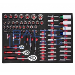 Tool trolley with 7 drawers and pull-out wall and 258 pcs. tools Redats
